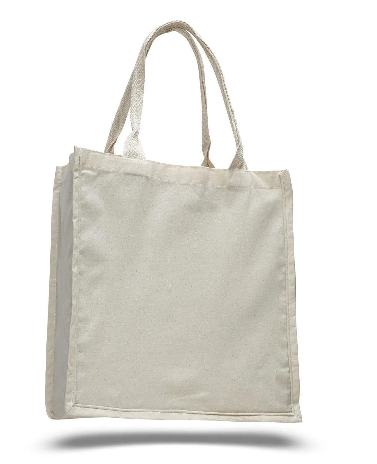 100% Cotton Fancy Shopper Tote Bags Wholesale