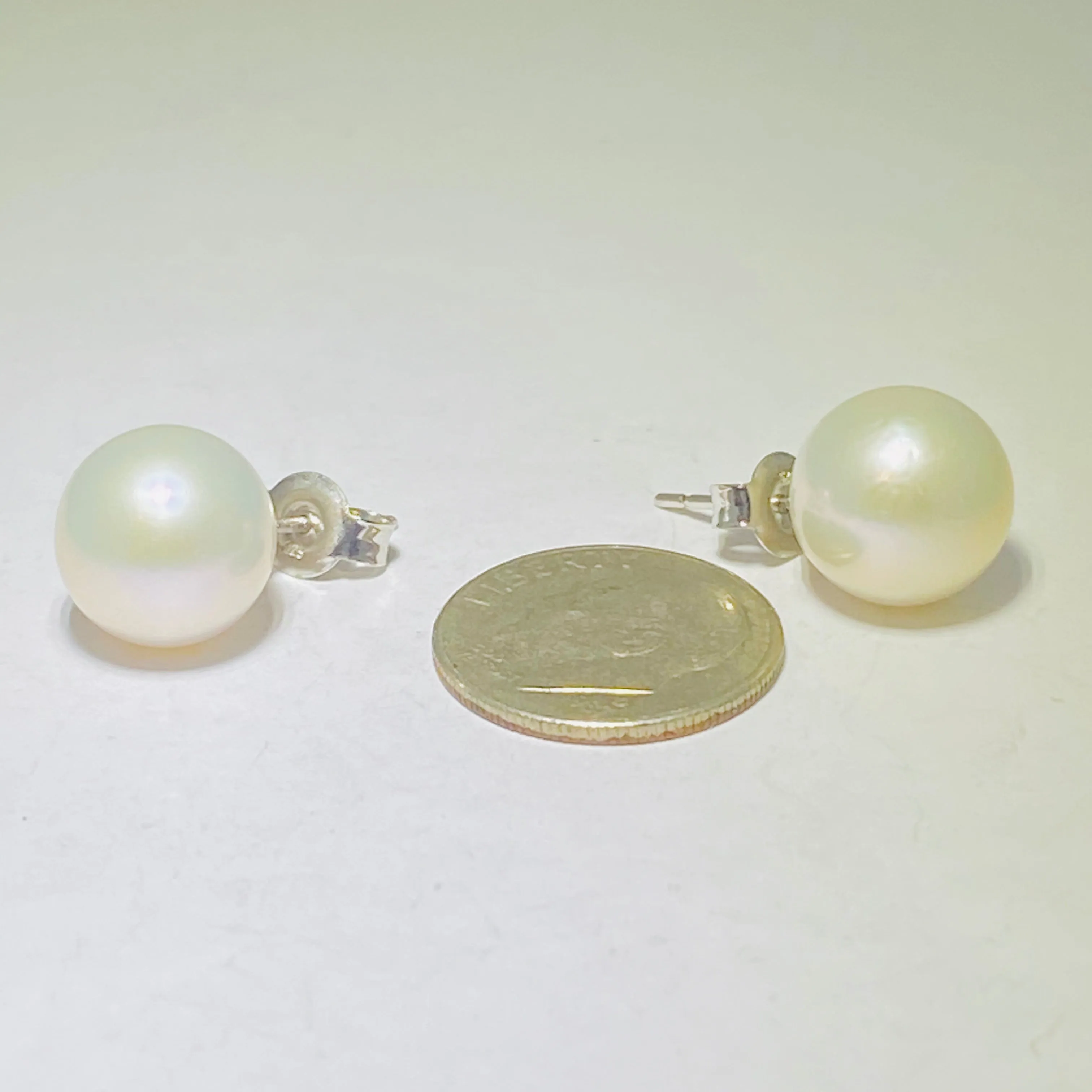 11.5mm Pearl Stud Earrings