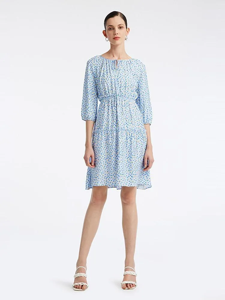 16.5 Momme Silk Midi Dress