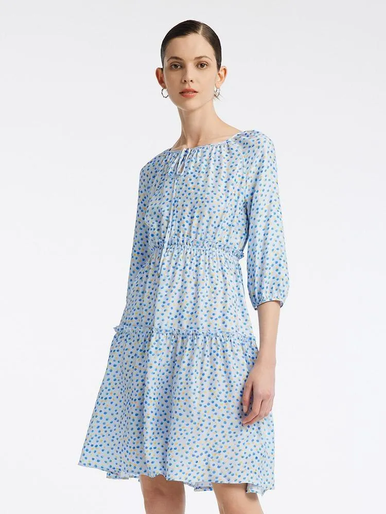 16.5 Momme Silk Midi Dress