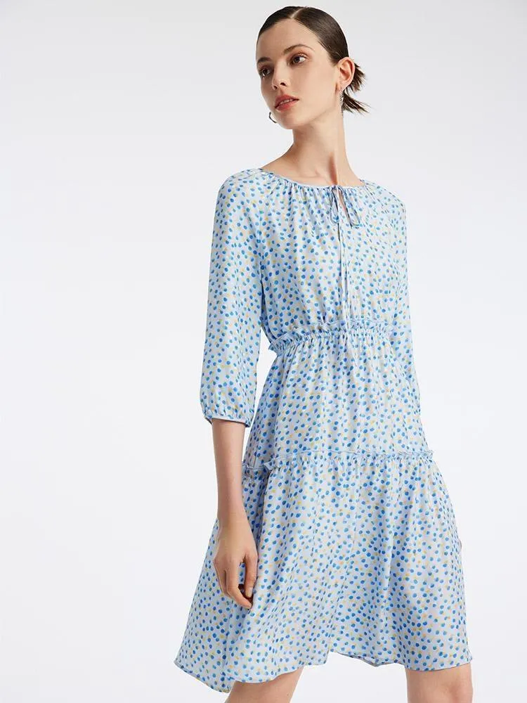 16.5 Momme Silk Midi Dress