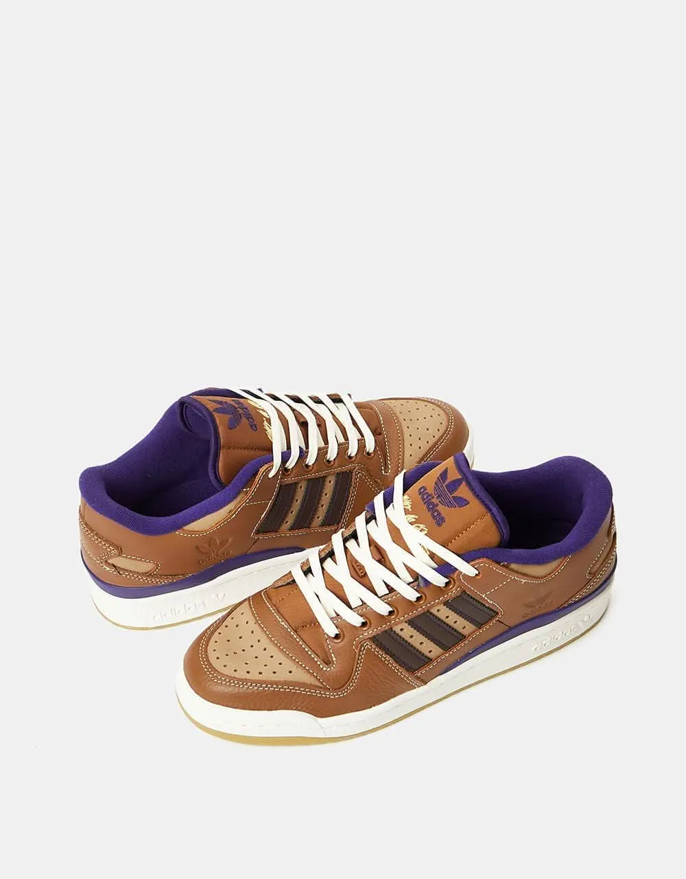 adidas x Heitor Forum 84 ADV Skate Shoes - Wild Brown/Cardboard/Dark Brown