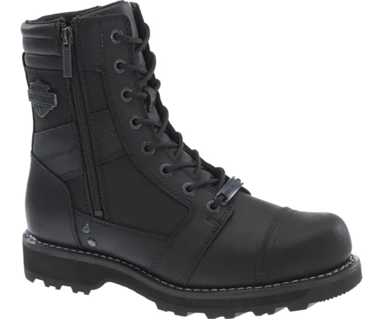 Black Leather "Boxbury" Cruising Boot