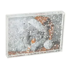 Blank Glitter Photo Block Frame Insert 178 x 127mm (7 x 5 inch) - Pack of 6