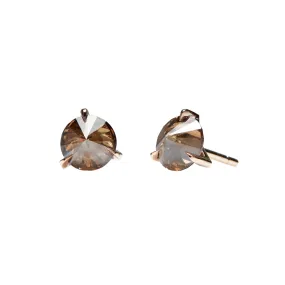 Brown Diamond Earrings