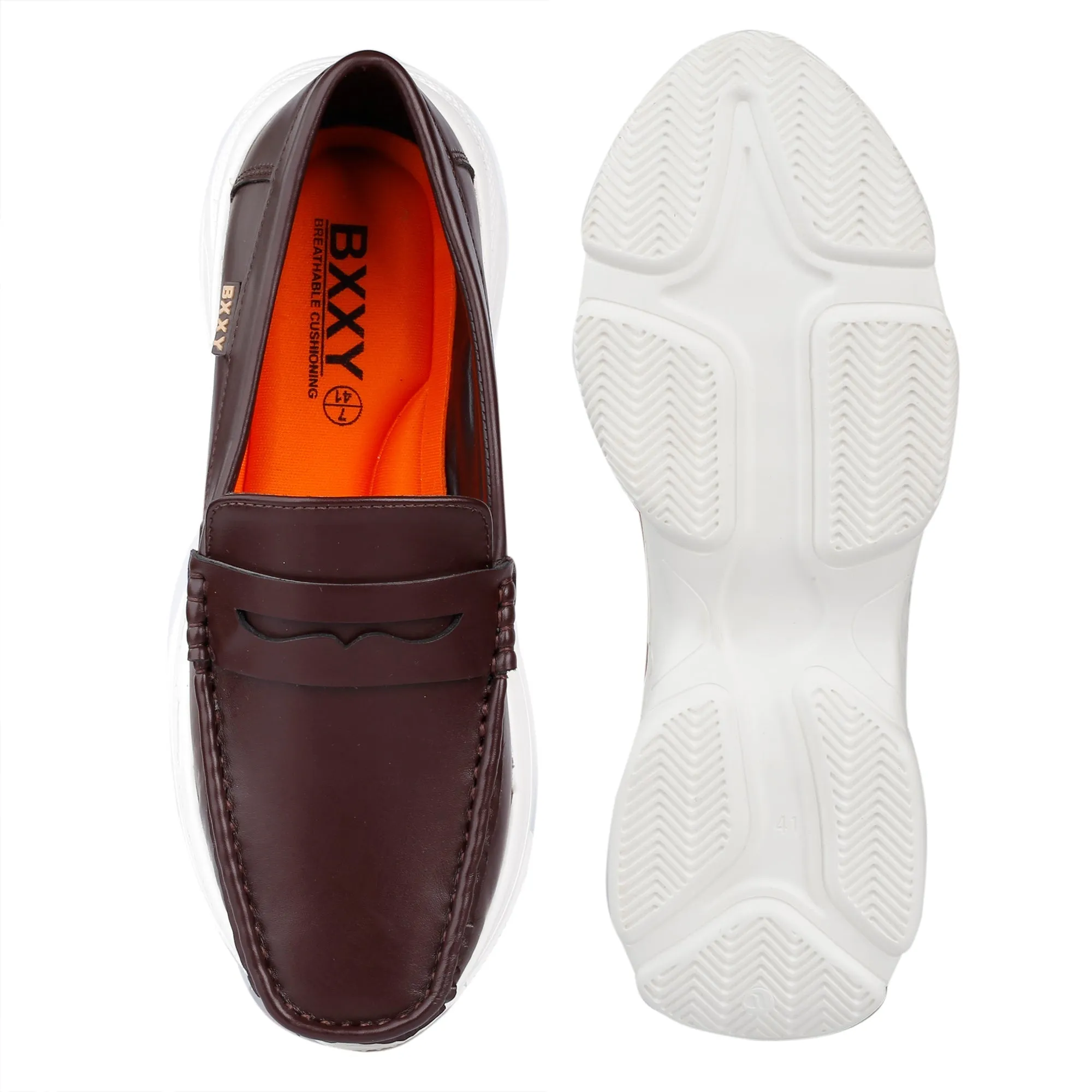 Bxxy's Men's Trendiest Checker Loafers for Men