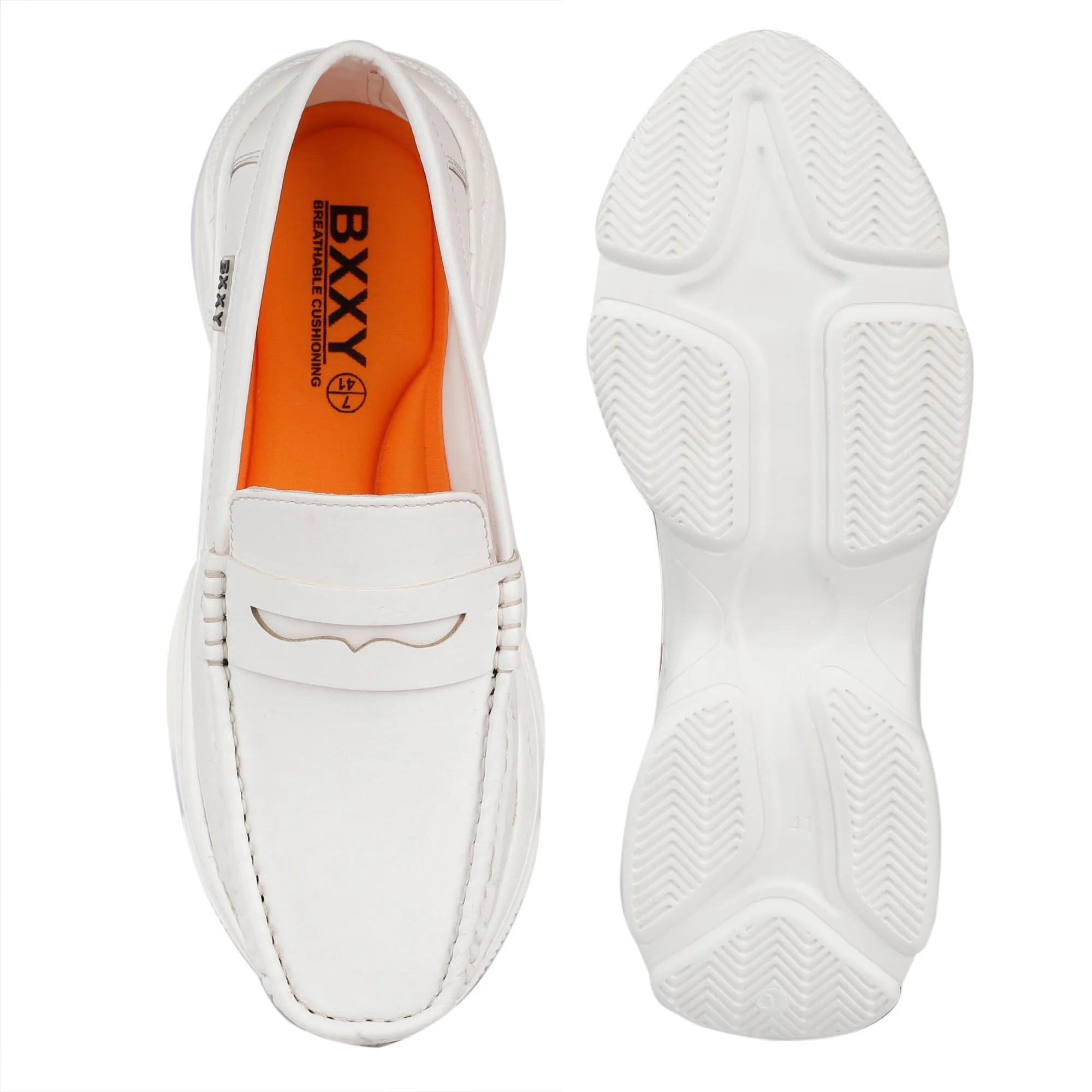 Bxxy's Men's Trendiest Checker Loafers for Men