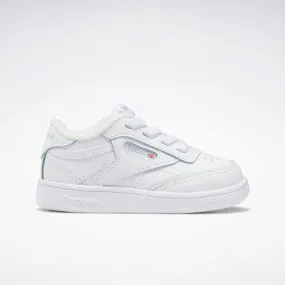 Club C Shoes - Toddler White/White/White