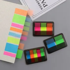 Colorful Transparent Sticky Notes and Tabs Set