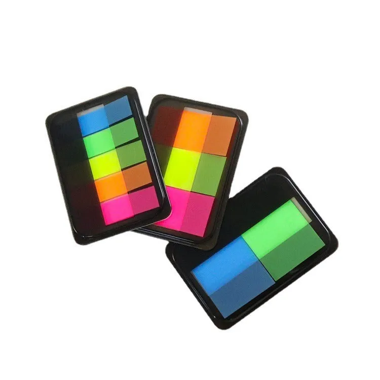 Colorful Transparent Sticky Notes and Tabs Set