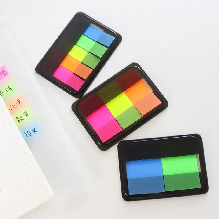 Colorful Transparent Sticky Notes and Tabs Set