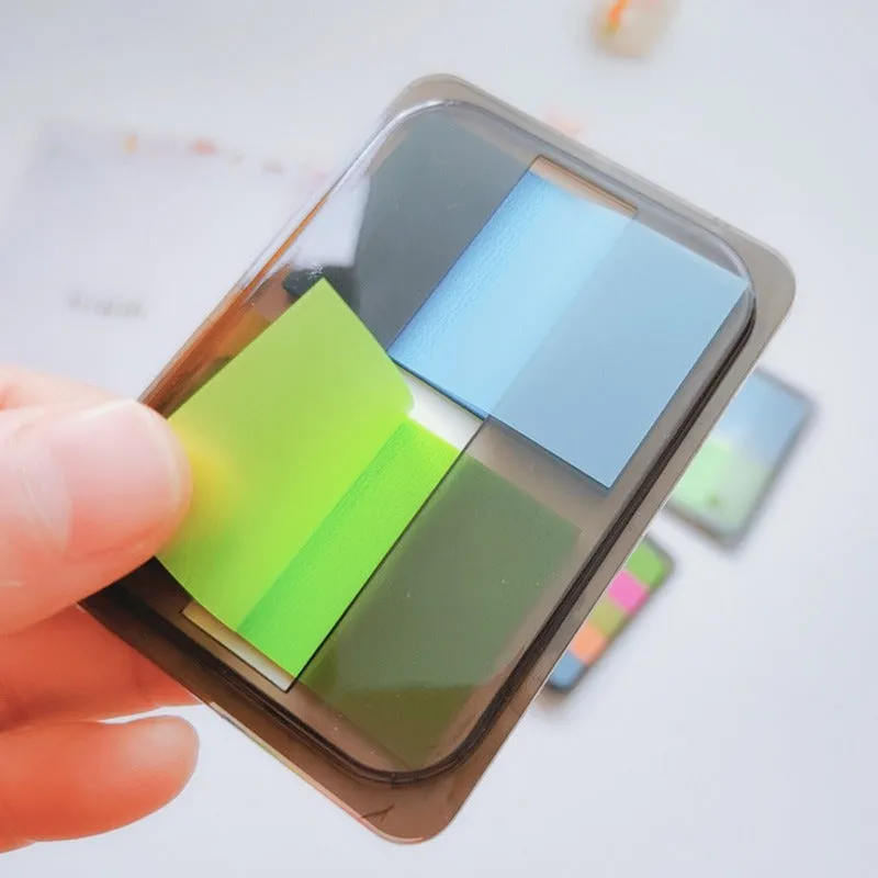 Colorful Transparent Sticky Notes and Tabs Set