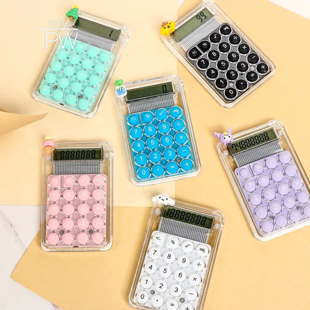 Cute Mini Pocket Colorful Student Calculator