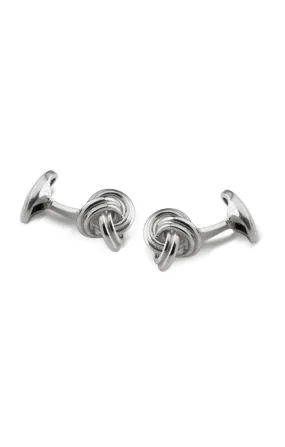 Deakin & Francis Sterling Silver Knot Cufflinks - C1077X0001