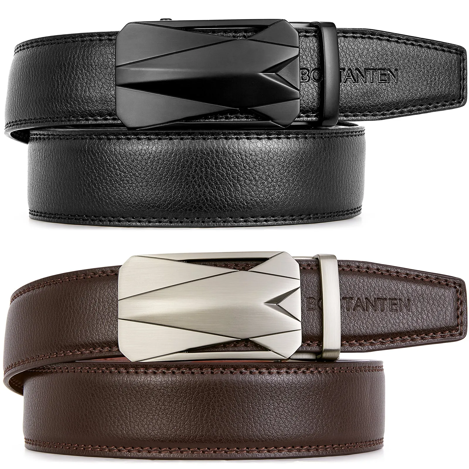 Double Up on Style with Our Two-Pack Leather Belt