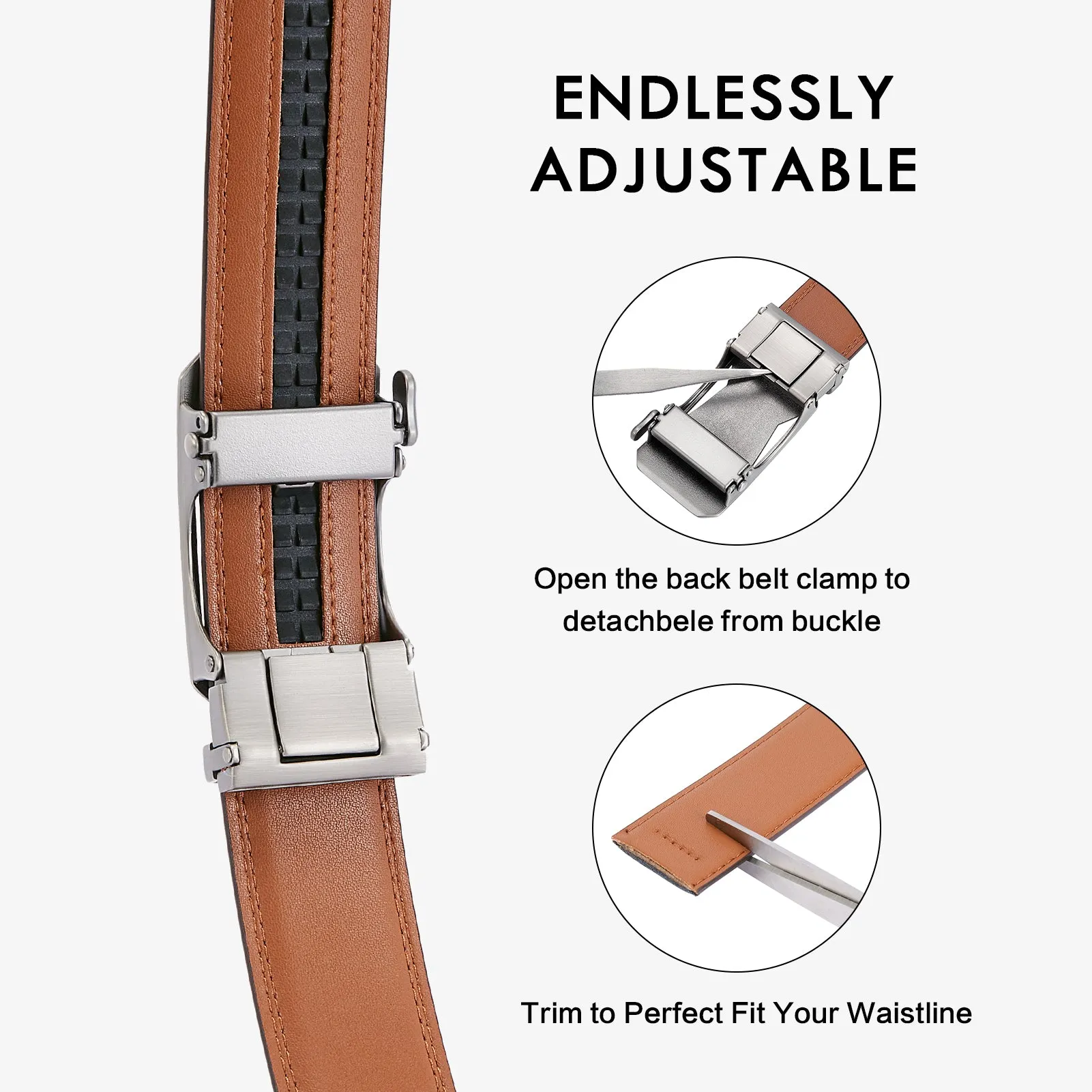 Double Up on Style with Our Two-Pack Leather Belt