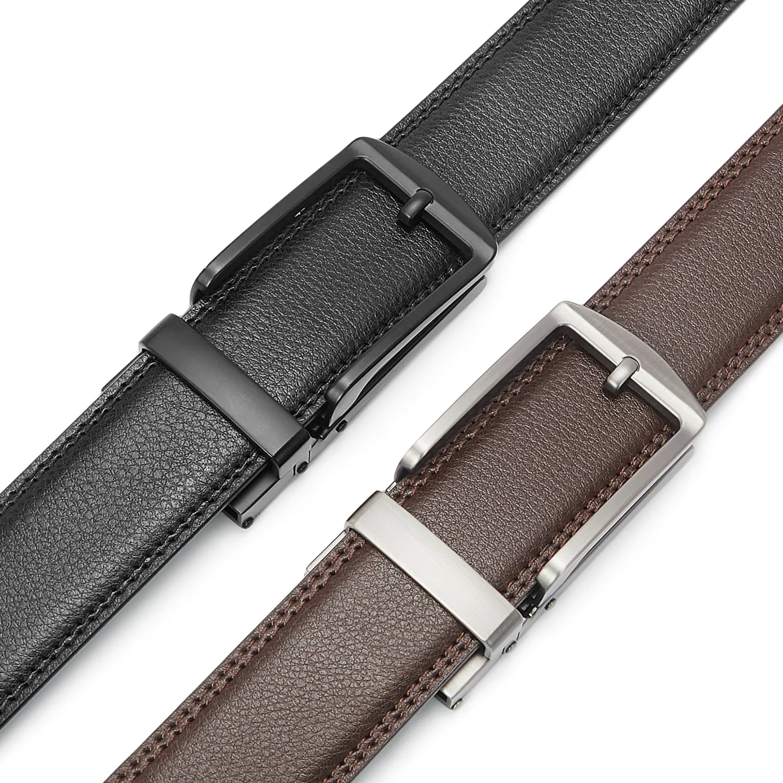 Double Up on Style with Our Two-Pack Leather Belt