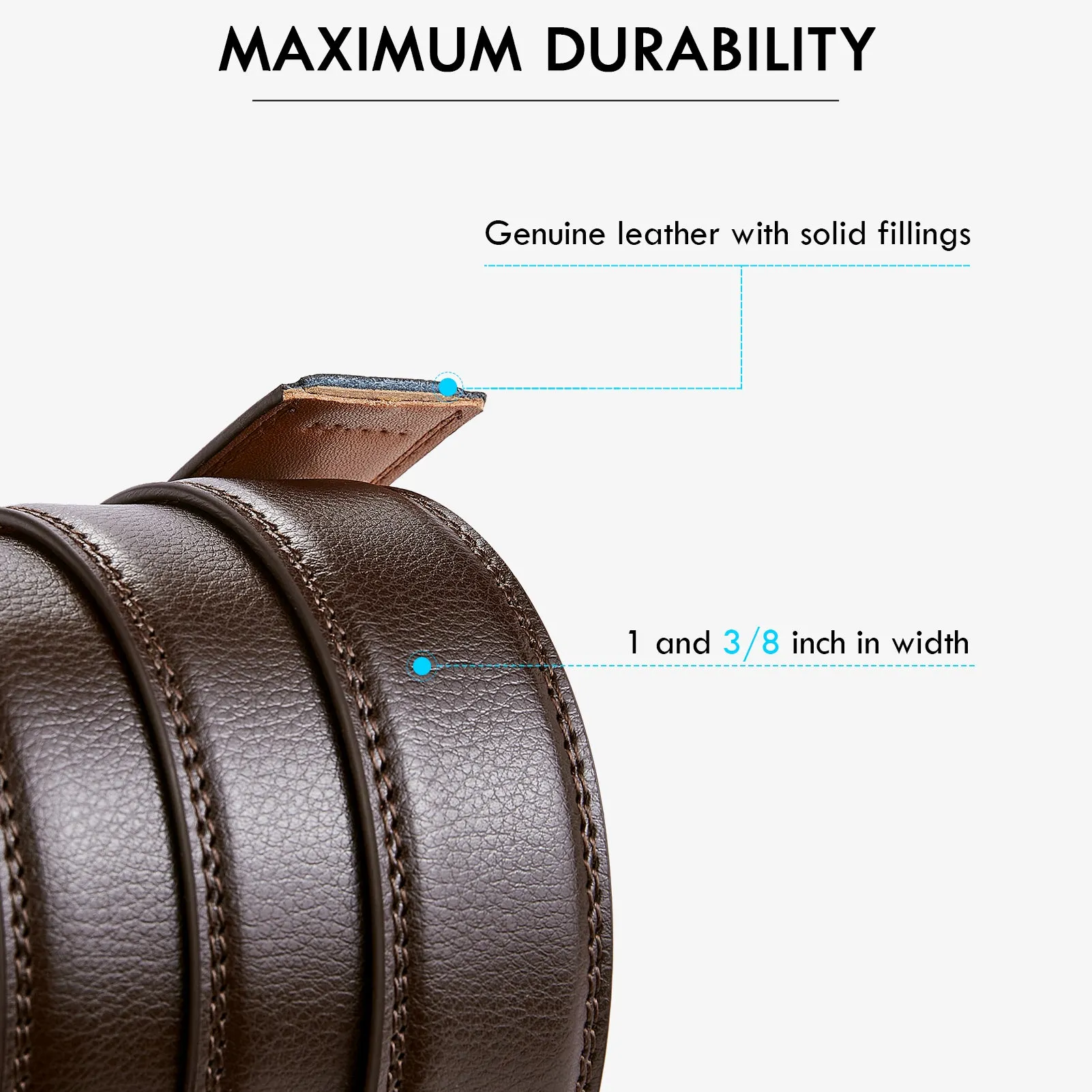 Double Up on Style with Our Two-Pack Leather Belt