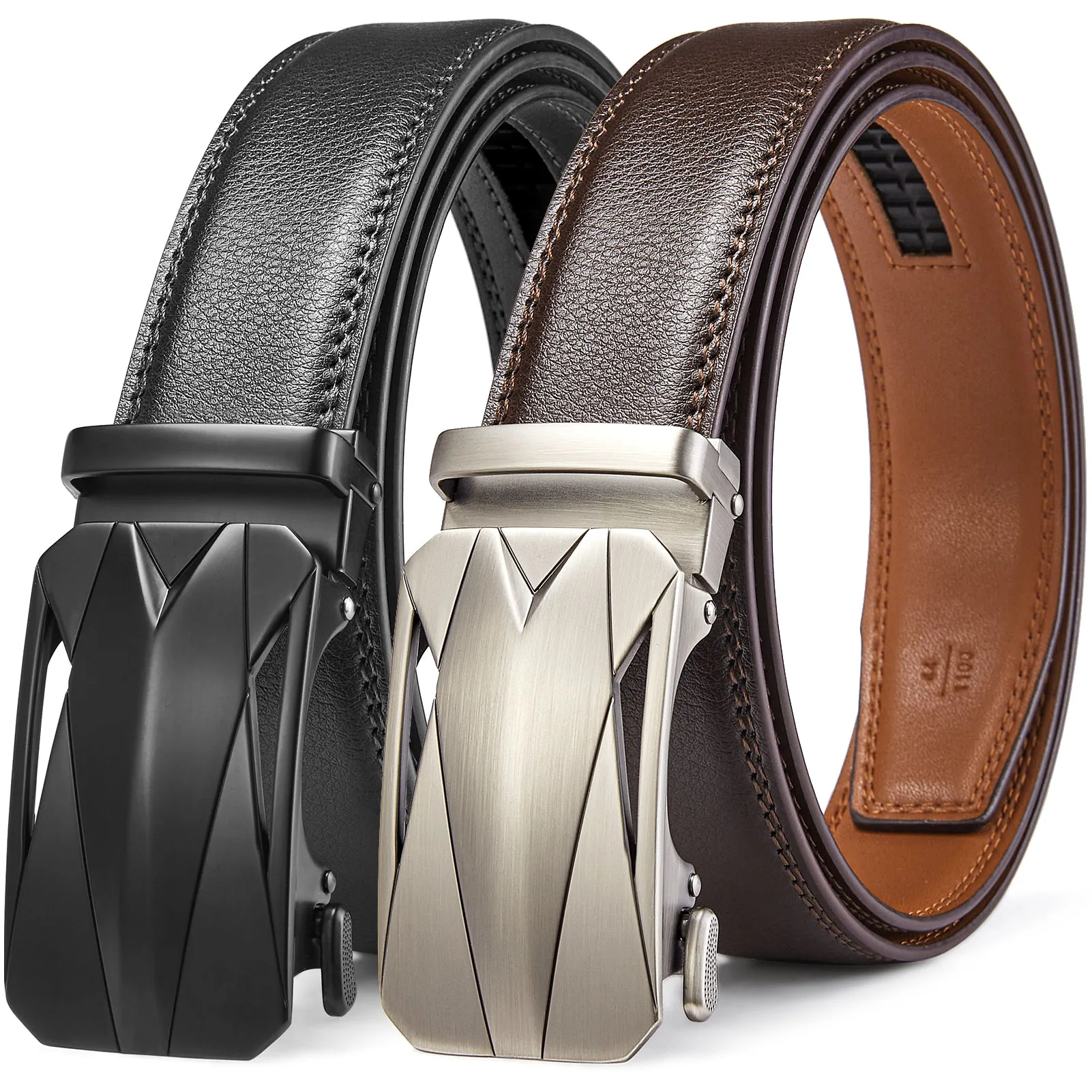 Double Up on Style with Our Two-Pack Leather Belt