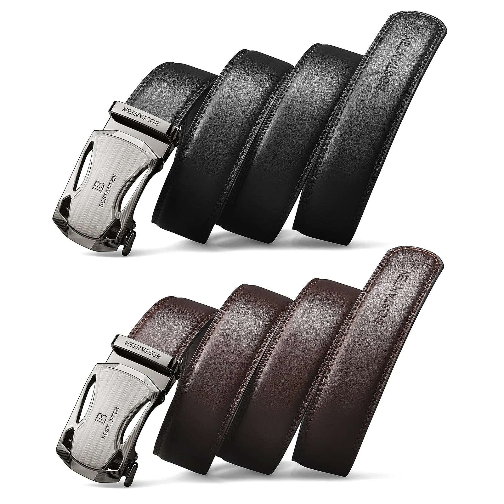 Double Up on Style with Our Two-Pack Leather Belt