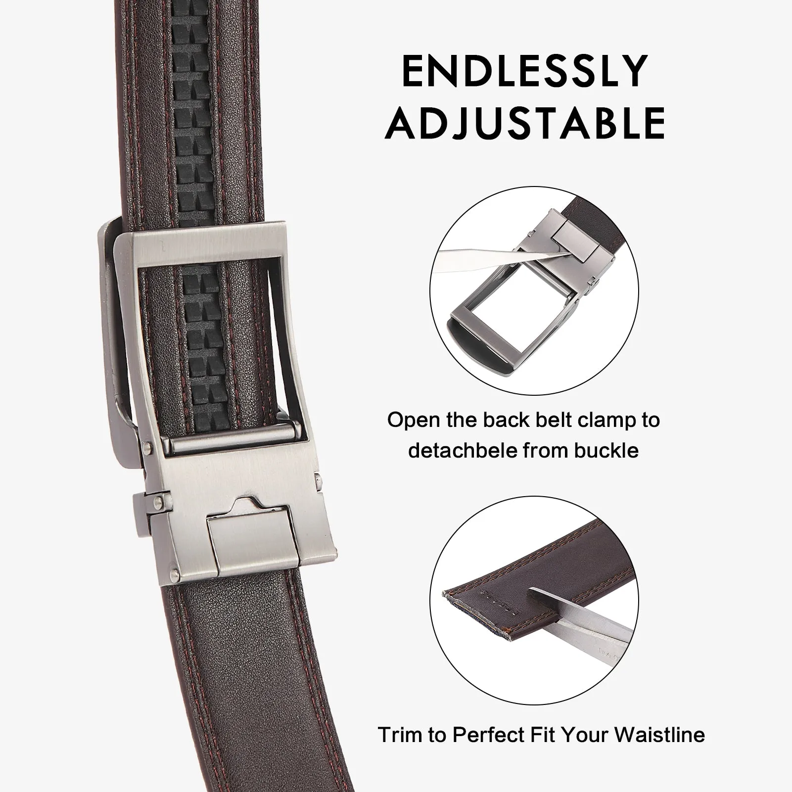 Double Up on Style with Our Two-Pack Leather Belt