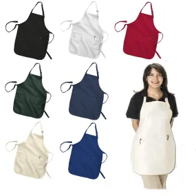 Full-Length Deluxe Aprons with 2 Pockets by the Dozen