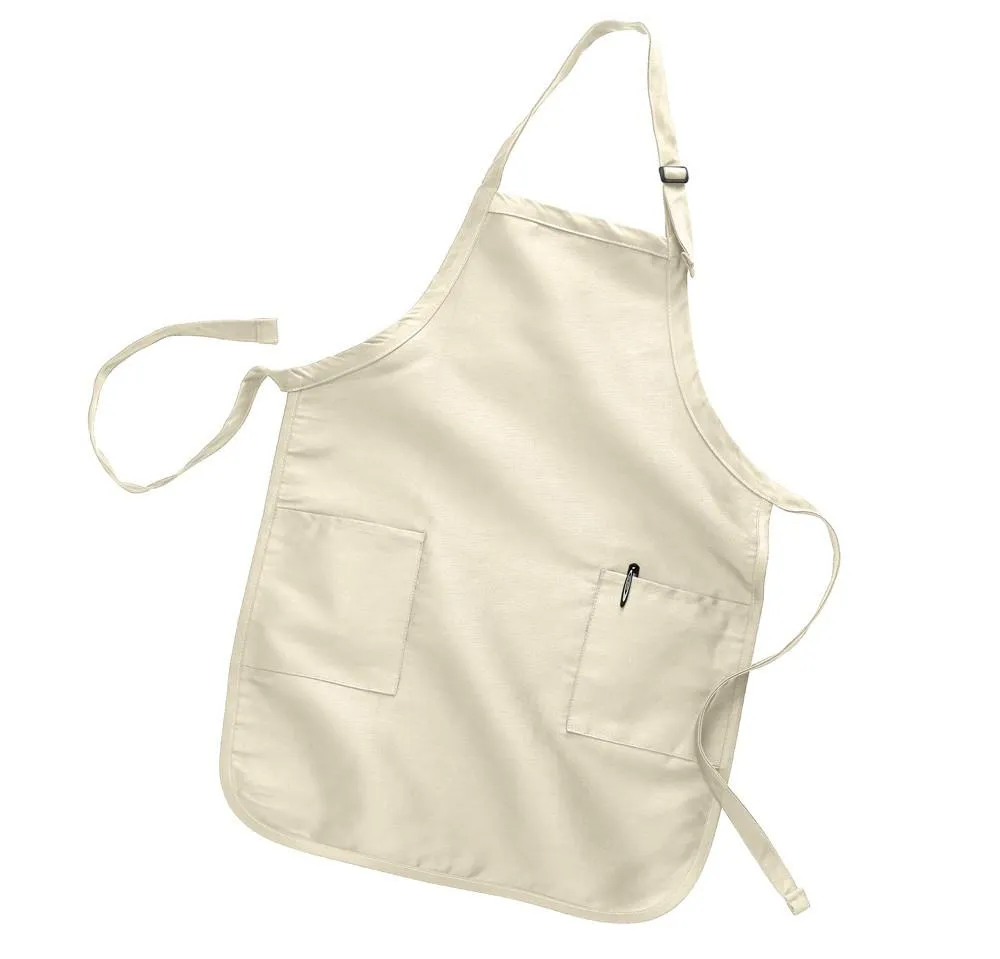 Full-Length Deluxe Aprons with 2 Pockets by the Dozen