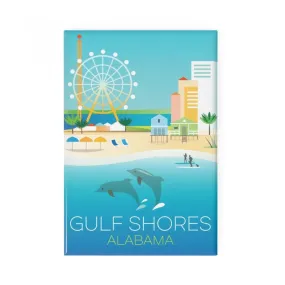 GULF SHORES REFRIGERATOR MAGNET