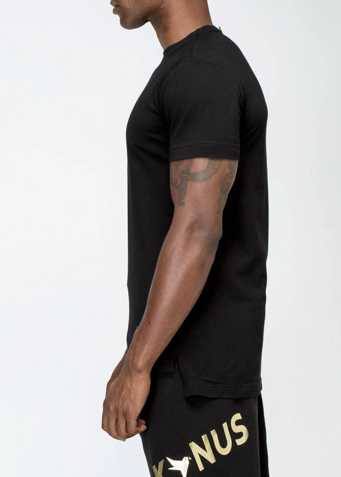 Konus Men's Burnout Tee in Black