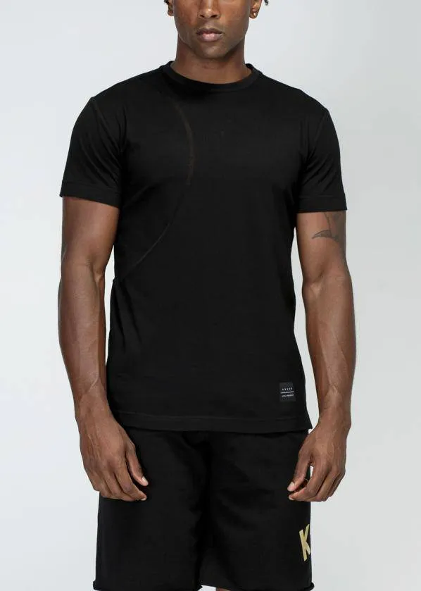 Konus Men's Burnout Tee in Black