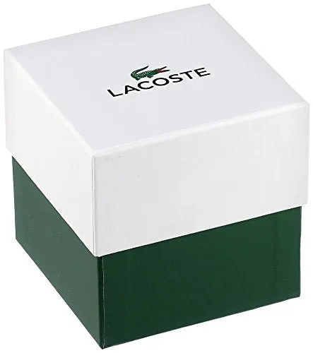 Lacoste Men's San Diego Stainless Steel Quartz Watch with Suede Strap, Blue, 22 (Model: 2010909)