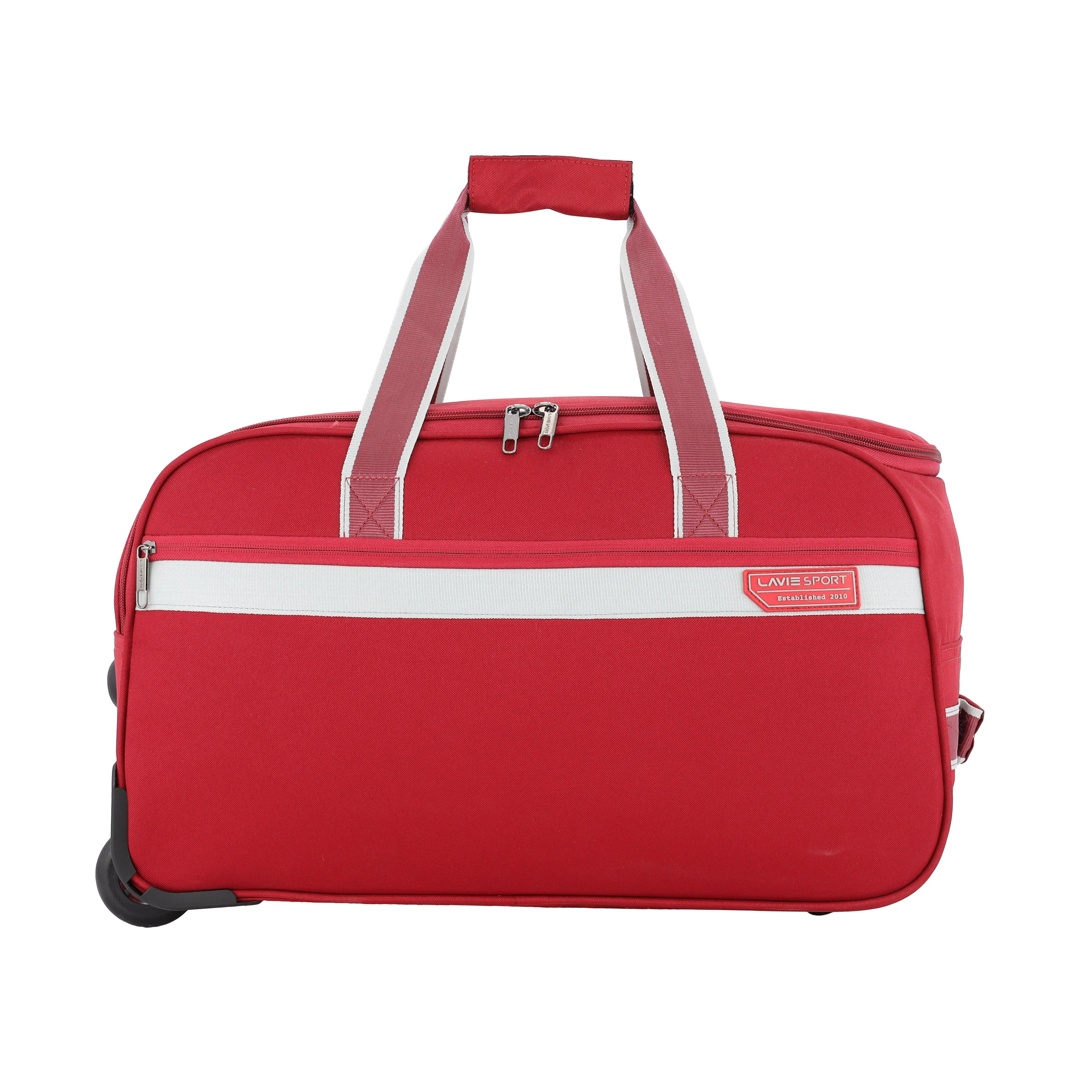 Lavie Sport size 53 cms Tropic Wheel Duffle Bag | Red