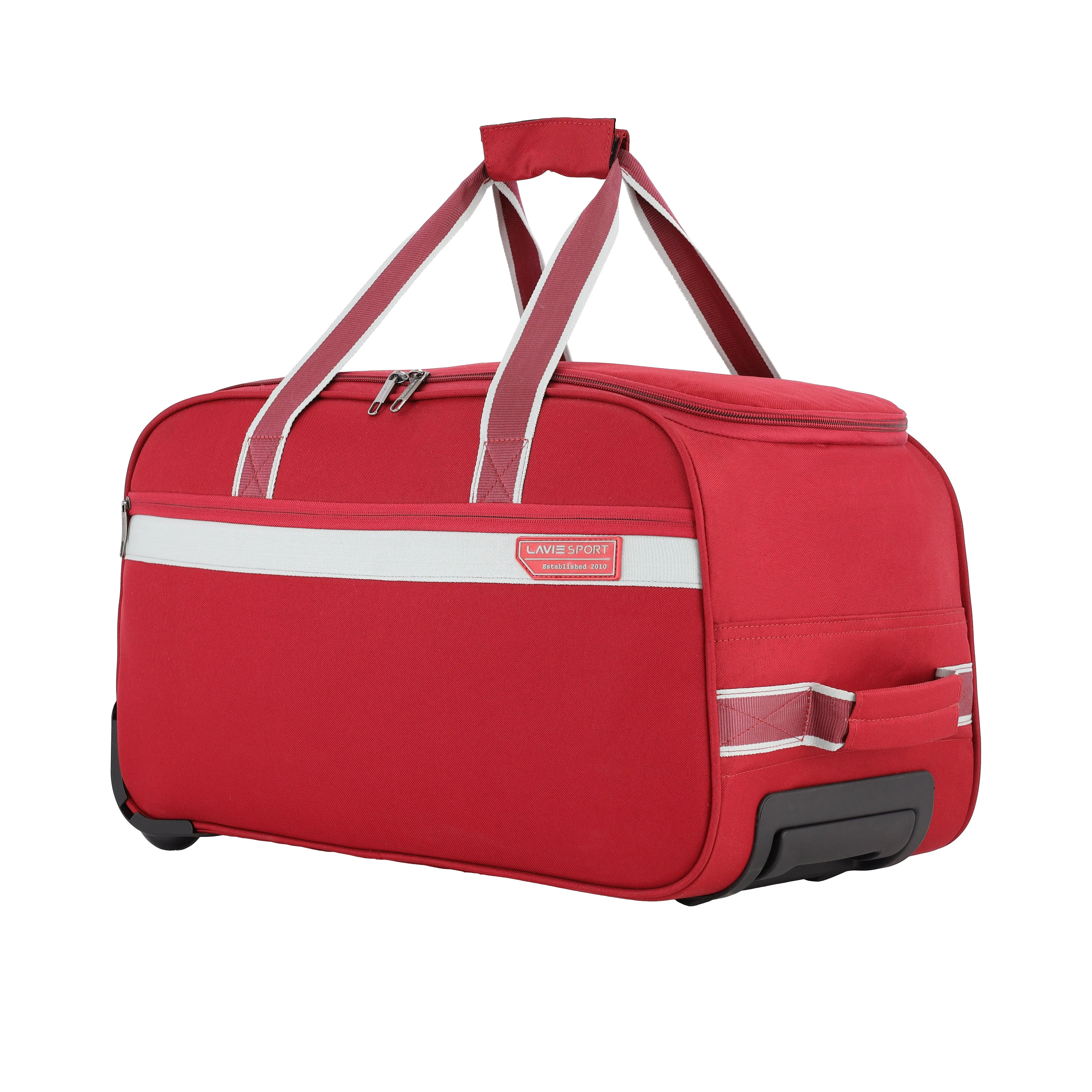 Lavie Sport size 53 cms Tropic Wheel Duffle Bag | Red