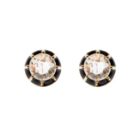 Lele Sadoughi Jet Spotlight Stud Earrings