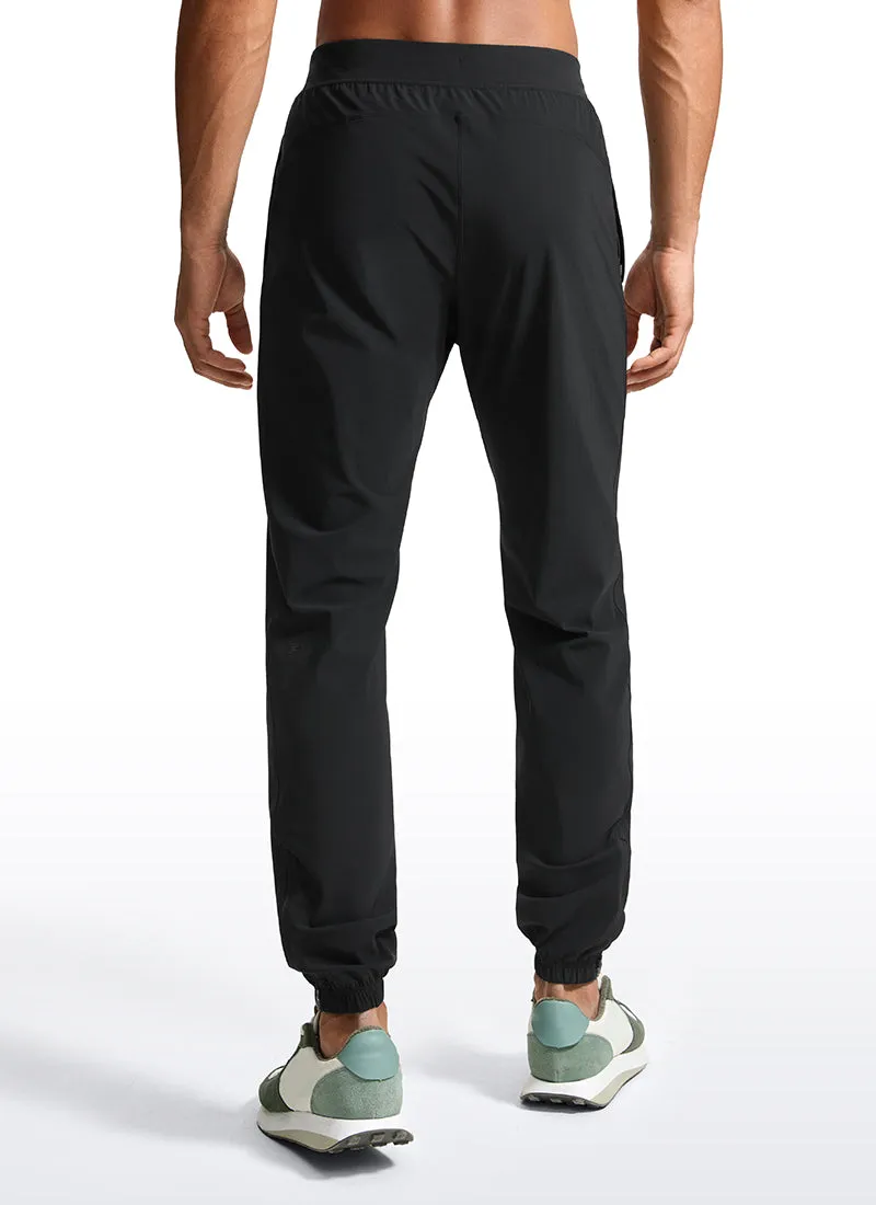 Lightweight Quick Dry Slim-Fit Joggers 31"-Zipper Pockets