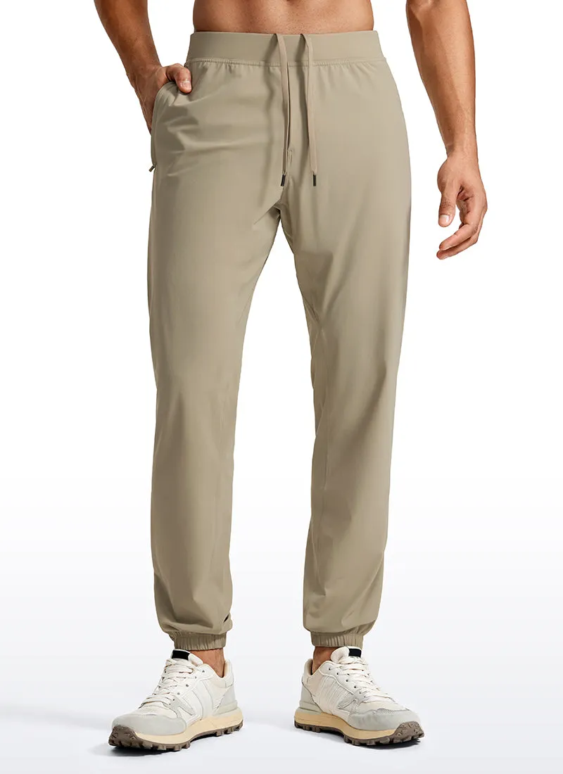 Lightweight Quick Dry Slim-Fit Joggers 31"-Zipper Pockets