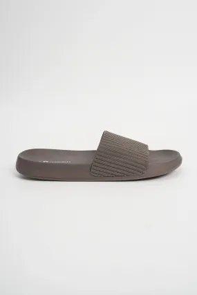 Men's One Band Knitted Slides with Pattern