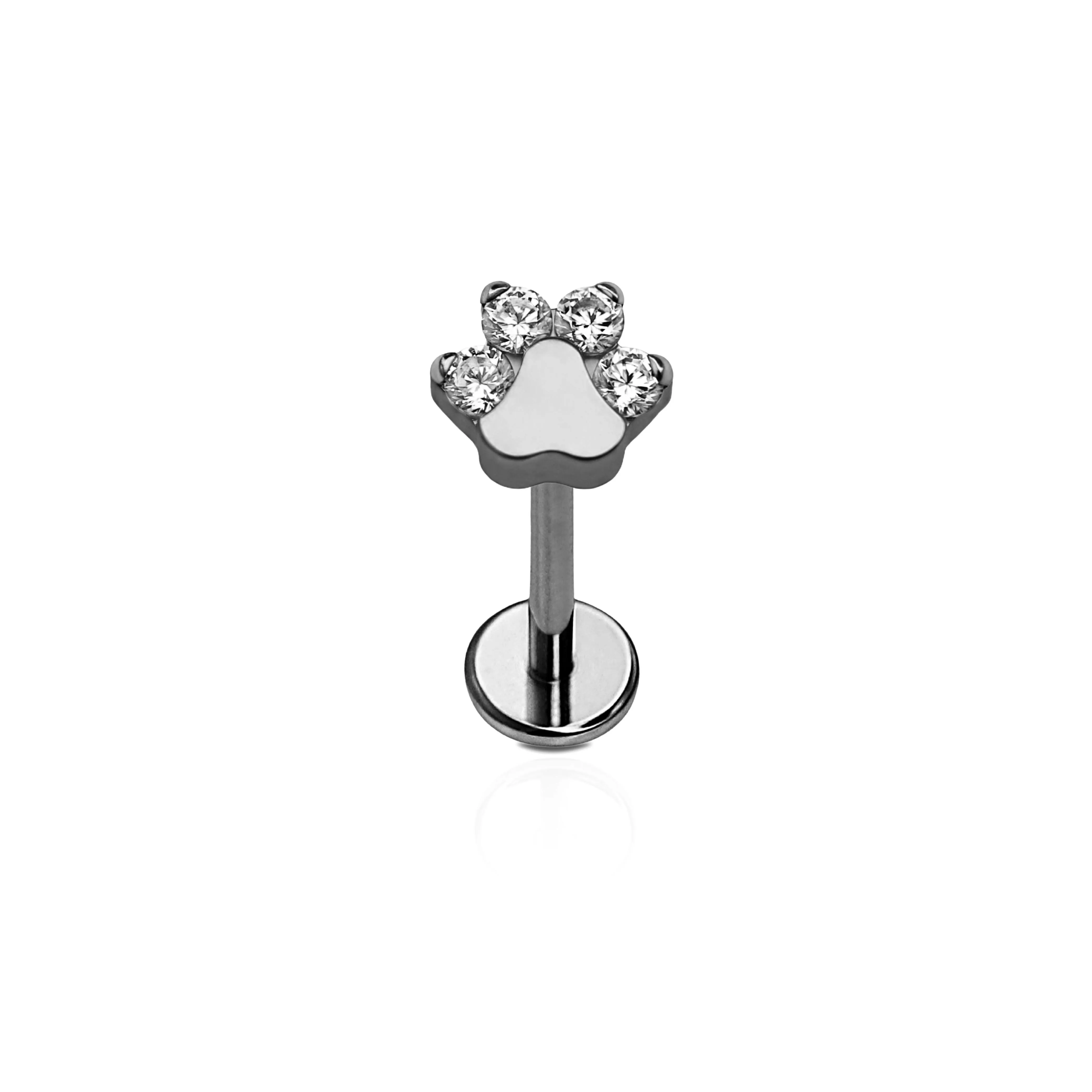 Paw Flat Back Stud