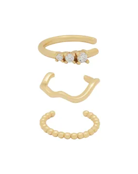 Ruth Minimal Ear Cuffs Set