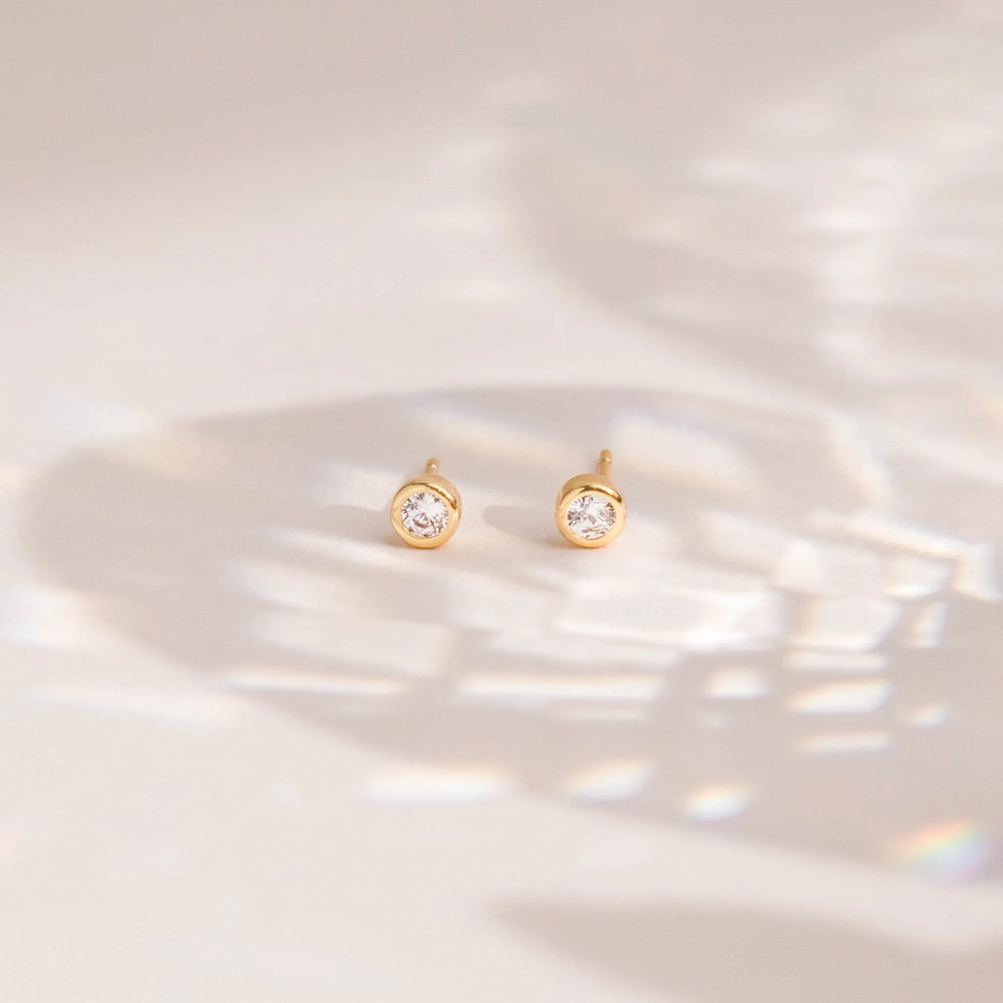 Sadie Bezel Studs