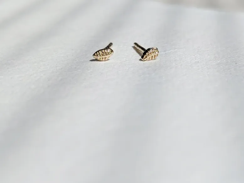 Tiniest Leaf Studs