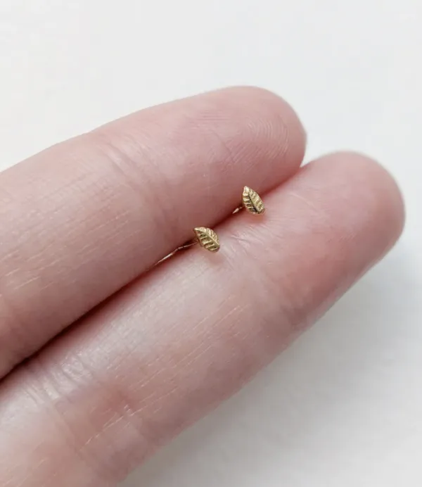 Tiniest Leaf Studs