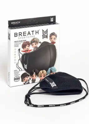 TinyTan Breath Sports Pro Face Mask Set in Small Black