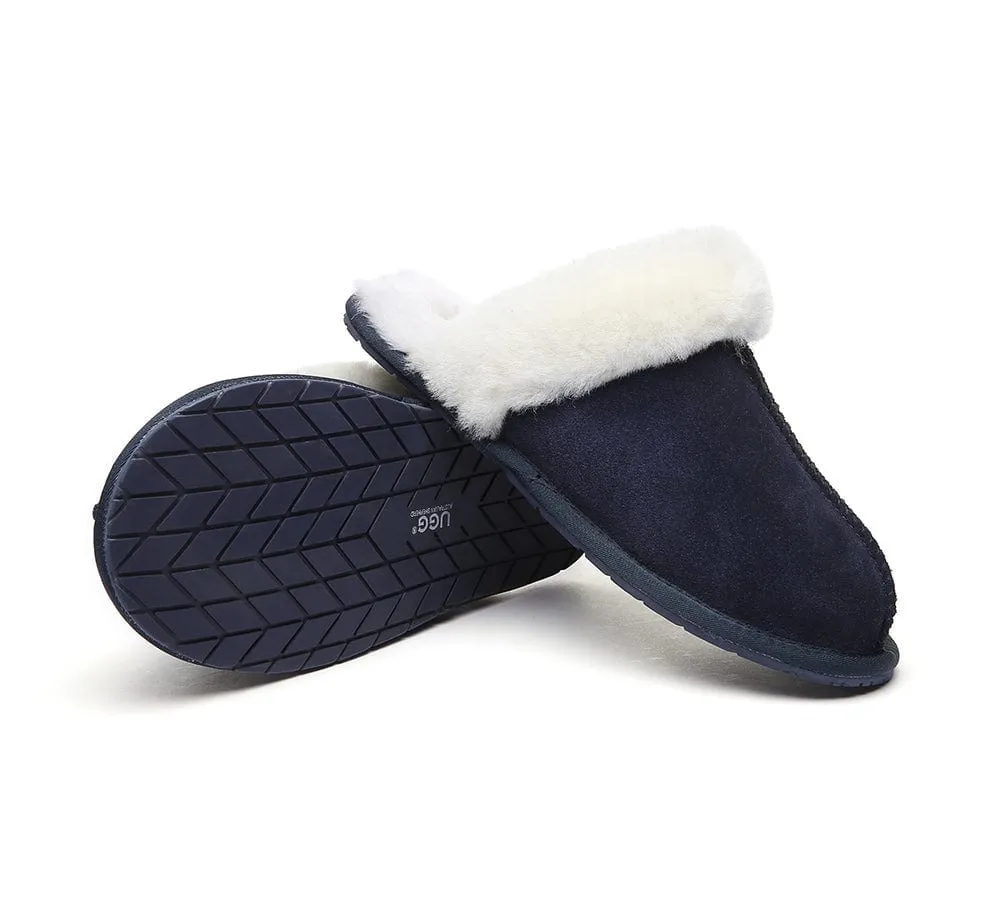 UGG Slippers Australia Sheepskin Wool Home Slippers Rosa Scuff