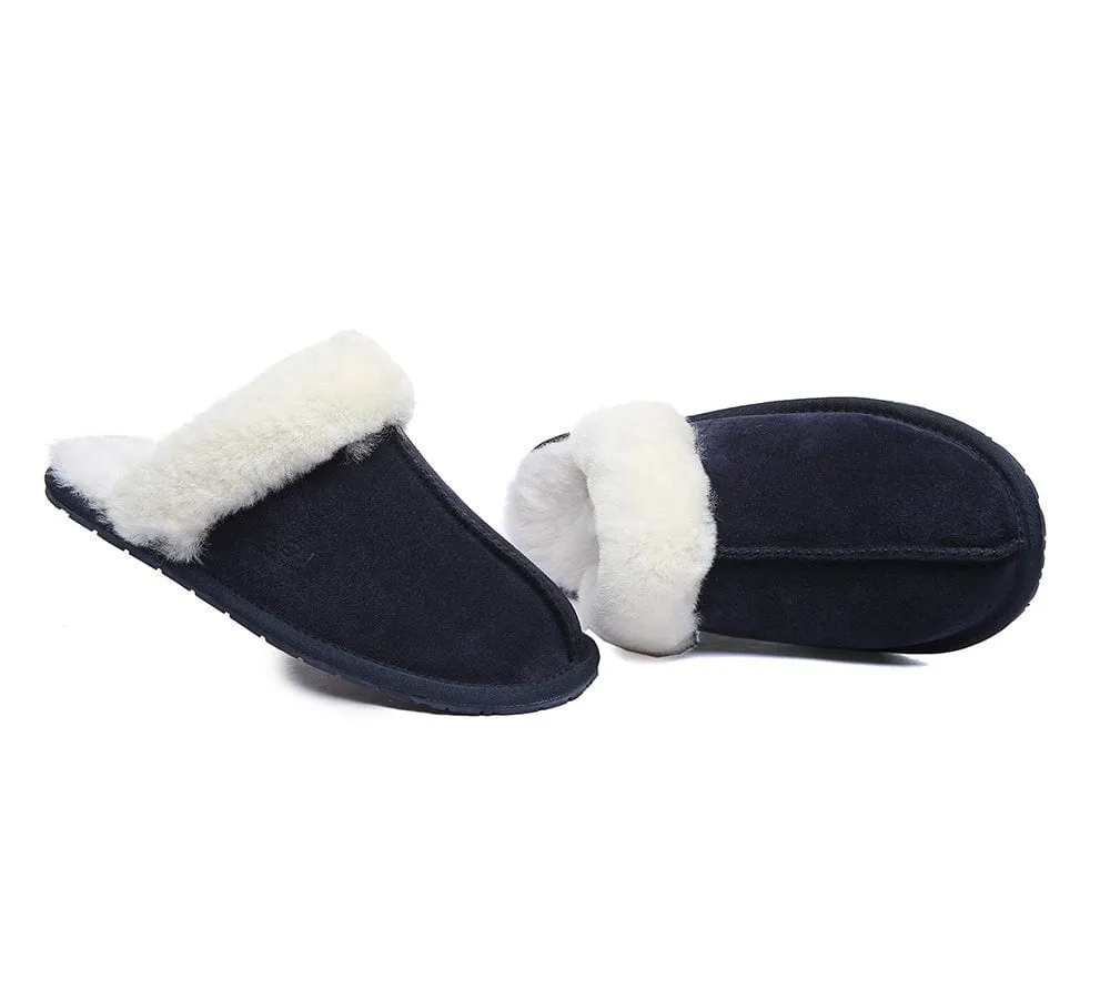 UGG Slippers Australia Sheepskin Wool Home Slippers Rosa Scuff