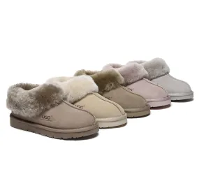 UGG Slippers Sheepskin Wool Ankle Booties Homey Special