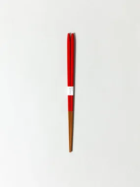 Urushi Slim Chopsticks, Red