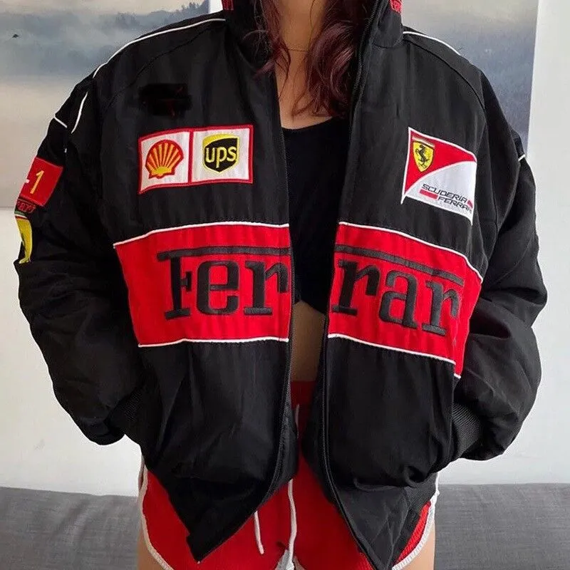 Vintage Bomber Racing Jacket