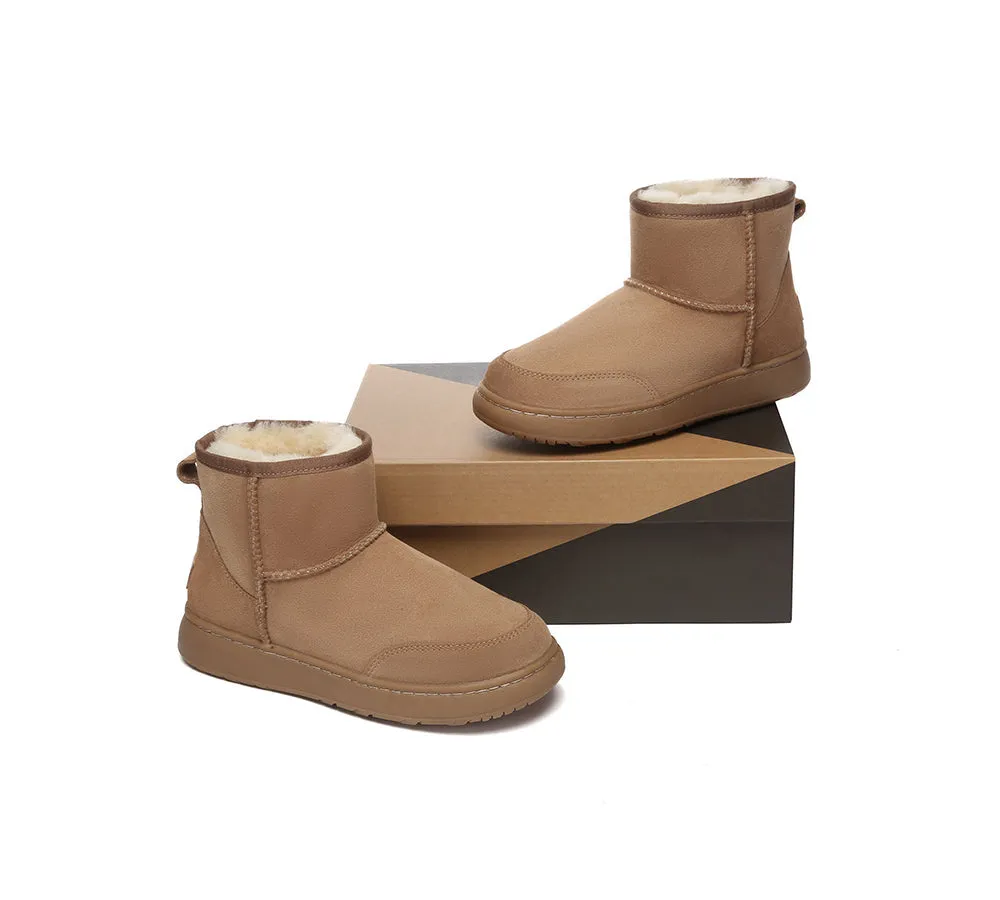 Women Men Sheepskin Wool Ankle Mini Classic Outdoor Boots