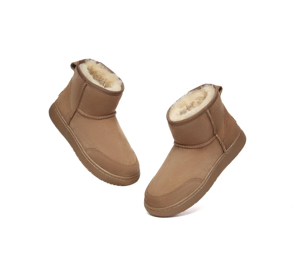 Women Men Sheepskin Wool Ankle Mini Classic Outdoor Boots